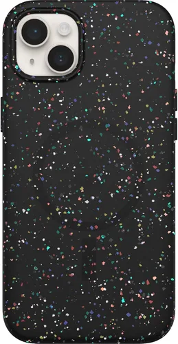 Vista 2 de OtterBox Funda para iPhone 14 Plus Serie Sostenible con MagSafe - Noche de Carnaval (Negro), a Prueba de Golpes, Resistente a las Caídas