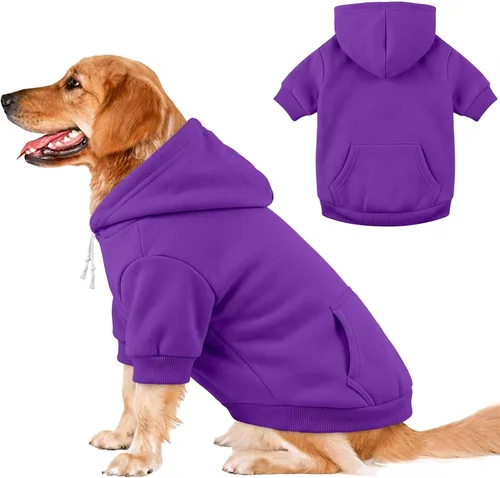 Vista 19 de Dog Sweaters for Small Dogs, Dog Hoodie Apparel Sweatshirt Clothes Negro