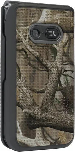 Vista 8 de Nakedcellphone Grid Series - Funda para LG Classic Flip - Camo