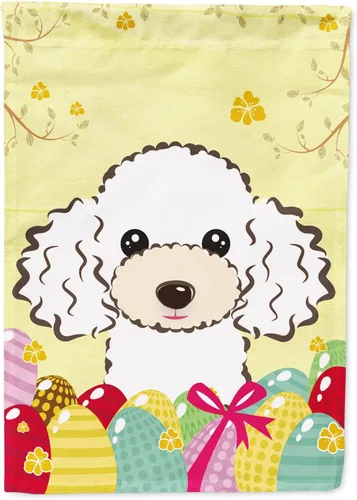 Vista 15 de Caroline's Treasures BB1920CHF - Bandera de caza de huevos de Pascua con diseño de bulldog francés, para casa, gran porche, para colgar en la pared