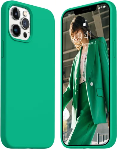 Vista 57 de JELE Funda a prueba de golpes diseñada para iPhone 11, funda de teléfono de silicona líquida con [forro de microfibra suave antiarañazos]