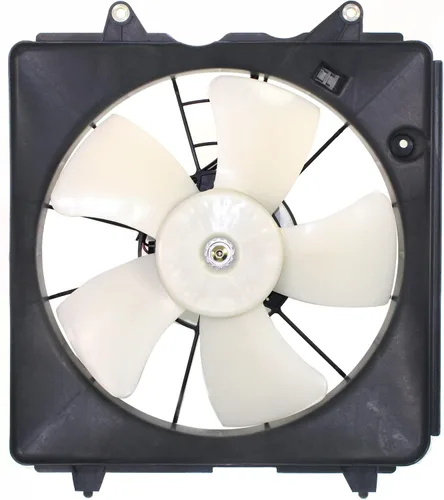Vista 3 de Evan Fischer Juego de 2 (1) ventilador de condensador A/C para el lado del conductor y del pasajero, y (1) ventilador de radiador compatible