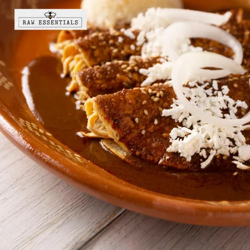 Vista 5 de Raw Essentials Condimento mexicano para topos, salado y dulce, utilizado en arroz, guisos, salsas y adobos, botella de 9 onzas