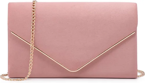 Vista 7 de Bolsos de mano Dasein para mujer, de ante sintética, para noche, formales para fiestas, bodas, cócteles, graduación