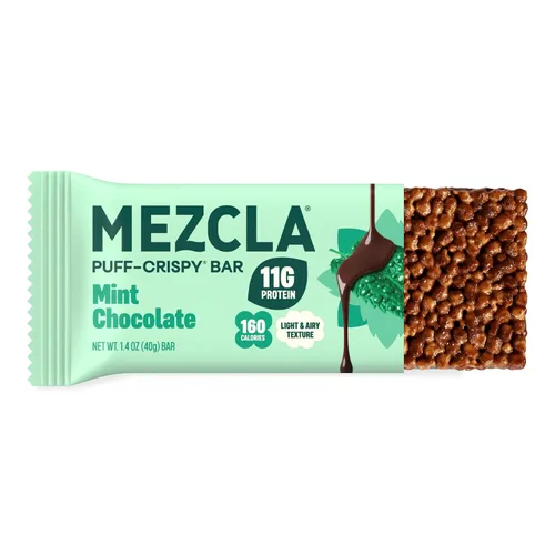 Vista 17 de Mezcla, Barra de proteína de pretzel de chocolate Sgl 1.4 onzas
