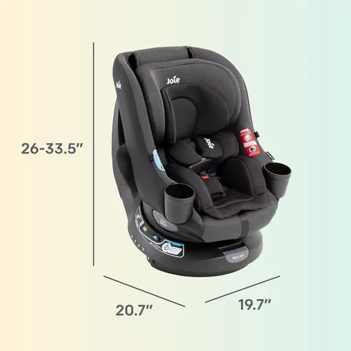 Vista 7 de Asiento de coche convertible giratorio Chili Spin SI 2 en 1, orientado hacia atrás y adelante, arnés sin necesidad de rehilado, probado para cumplir