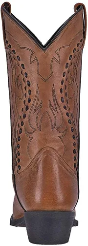 Vista 3 de Laredo Laramie - Botas de vestir con punta corta para hombre, color negro, Negro