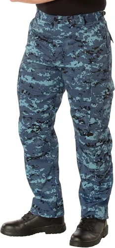 Vista 29 de Rothco: pantalones tácticos BDU – Pantalones cargo resistentes para senderismo al aire libre, EDC, uniforme de trabajo Uniforme de combate
