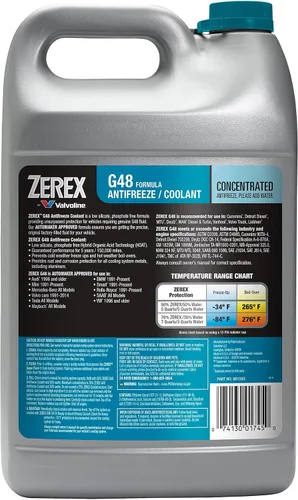 Vista 2 de Valvoline Zerex G48 Concentrado Anticongelante/Refrigerante 1 GA