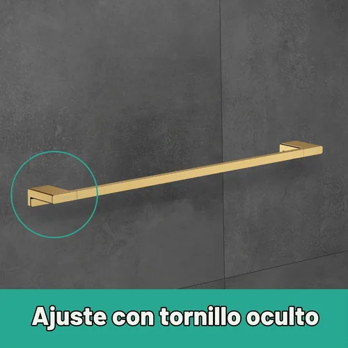 Vista 2 de hansgrohe 41747340 AddStoris - Toallero de baño, cromo negro cepillado Cromo cepillado negro