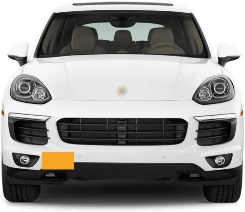 Vista 5 de Xotic Tech - Soporte de aluminio negro para matrícula de remolque compatible con Porsche Cayenne 2011-2017 o Tesla Model 3 2017-2023