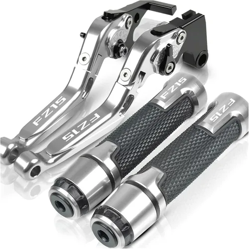 Vista 28 de SCUUBE Motorcycle CNC Accessories Adjustable Folding Extendable with A Brake Clutch Levers Handlebar Hand Grips Ends for Yama&ha FZ150I FZ 150I