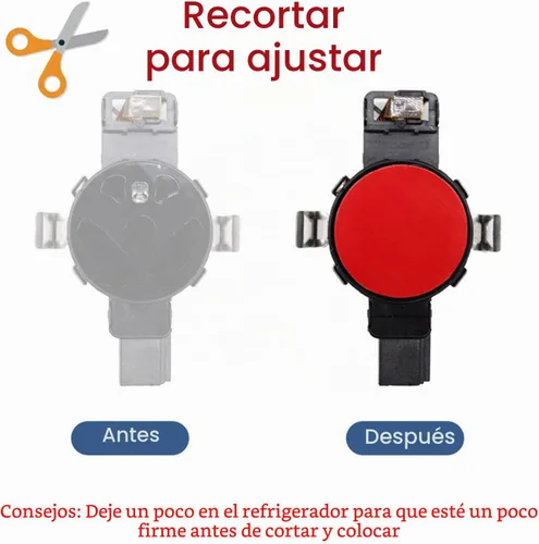 Vista 6 de Sensor de lluvia Gel Pad Película adhesiva Cojín de silicona Almohadilla de silicona Kit de reparación de virutas de parabrisas Cinta multiusos