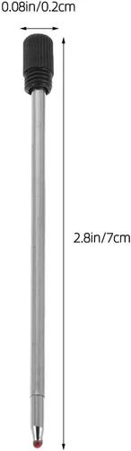 Vista 2 de 40pcs Cruz Estilo Retráctil Bolígrafo Recambios 2.8 Pulgadas Metal