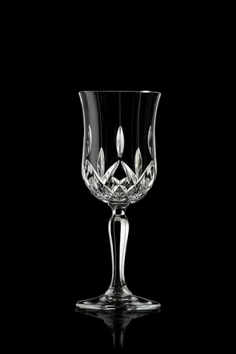 Vista 4 de Barski Copa de vino - Copa - Vino tinto - Vino blanco - Copa de agua - Vasos de tallo - Juego de 6 copas - Cristal como cristal - 5.4 oz. Hermoso