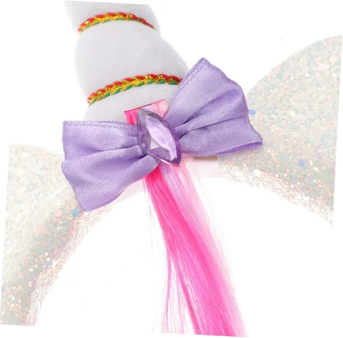 Vista 5 de Abaodam 1 Set Headband Photo Booth Costume Prop Party Hairband Hair Hoop Head Band Hoop Unicorn Angel Hairband