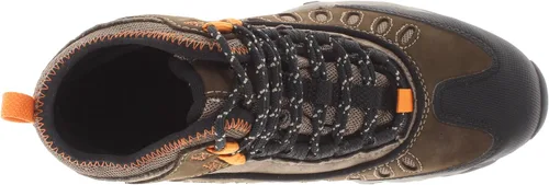 Vista 5 de Timberland PRO Mudslinger Mid - Tenis de moda impermeables con cordones para hombre, marrón (Brown Nubuck), 7.5
