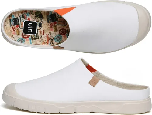 Vista 3 de UIN Mocasines para hombre ligeros cómodos para caminar informales para el hogar sin cordones pintados artísticamente cádiz