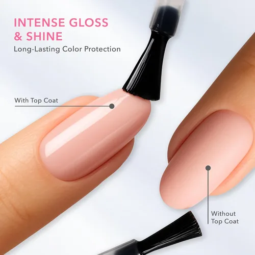 Vista 5 de KIARA SKY Esmalte de uñas de gel LED UV de fácil eliminación, capa superior sin necesidad de limpieza