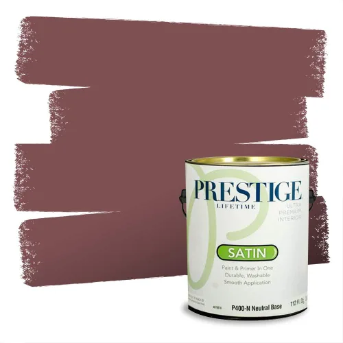 Vista 622 de Prestige Paints Pintura exterior e imprimación en uno, 1 galón, plano, coincidencia comparable de Valspar* Amber Rose*