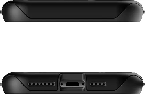 Vista 5 de Ghostek Atomic - Funda delgada para iPhone 11 Pro, funda de metal transparente para teléfono, protección de grado militar, armadura protectora