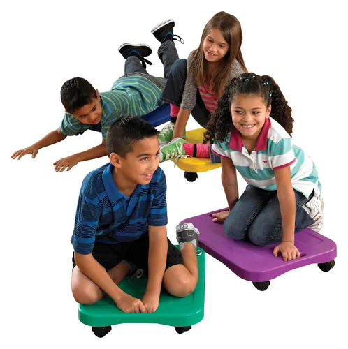 Vista 2 de Sportime Patinetes ergonómicos grandes, 17 x 22 pulgadas, juego de 6