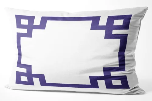 Vista 74 de Funda de almohada rectangular con cremallera en un lado impreso de 12 x 16 pulgadas, color blanco y rosa intenso Rosa fucsia