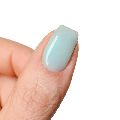 Vista 2 de PINK MASK Gel constructor en un tarro 30g Baby Blue, extensión/fortalecedor de uñas en un tarro, gel duro para uñas, manicura de acrílico esculpido