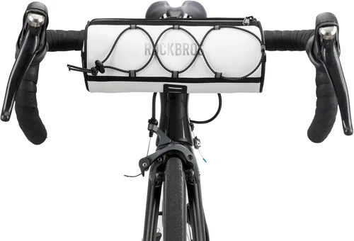 Vista 8 de ROCKBROS ROAD TO SKY - Bolsa para manillar de bicicleta, Bolsa frontal para bicicleta, Bolsa de almacenamiento, Bolsa ligera y resistente para Negro