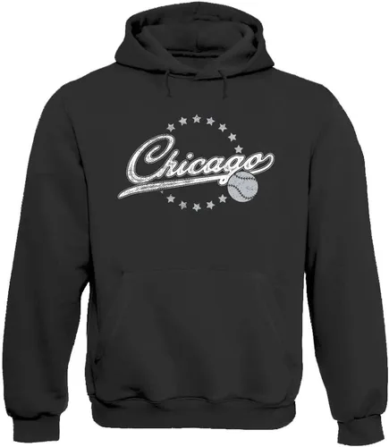 Vista 35 de Xtreme Apparrel Team - Sudadera con capucha para hombre estilo vintage para fanáticos del béisbol