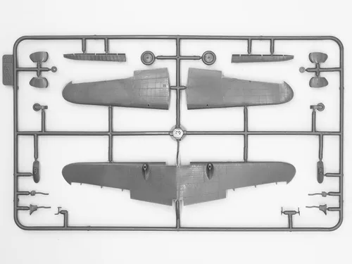 Vista 4 de ICM Modelos Ki-27a Japón Army Fighter Kit de construcción