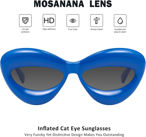 Vista 2 de mosanana Gafas de sol infladas de ojo de gato para mujer Mod. Mia