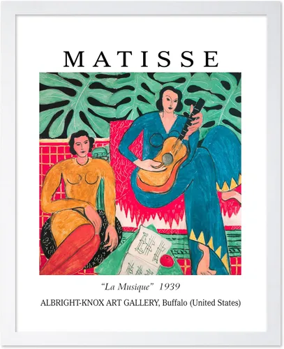 Vista 37 de Monem Art - Póster vintage de Henri Matisse – Gato retro con estampado de pez rojo – Arte de fauvismo – Arte animal – Pintura clásica – Arte fino