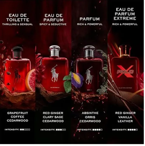 Vista 5 de Ralph Lauren Polo Red Eau de Toilette - Spicy Essence Cologne for Men