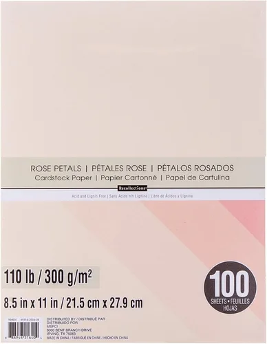 Vista 9 de Recollections 100 hojas de papel de cartulina negro pesado de 8.5 x 11 pulgadas, papel sin ácido ni lignina para álbumes de recortes, artes
