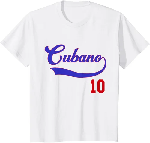 Vista 17 de Camiseta de hombre Cubano de Béisbol con argot Asere Cubano Cuba, Blanco, S
