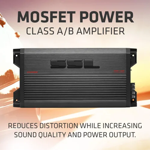 Vista 10 de Sound Storm Laboratories CG1604 Amplificador de coche de 4 canales - 1600 vatios, rango completo, clase A/B, 2/4 ohmios estable, fuente