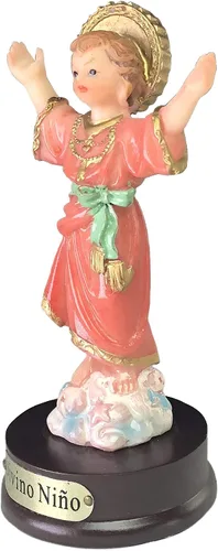 Vista 2 de Divino Nino - Estatua Divina de 3 pulgadas con base infantil
