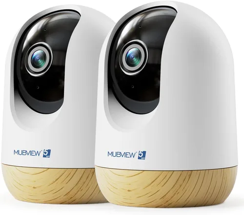 Vista 10 de MUBVIEW Cámara de seguridad interior de 5MP, cámara WiFi de doble banda