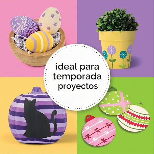 Vista 7 de Apple Barrel set de pintura acrílica, 18 piezas, (2 onzas), promoabii ii