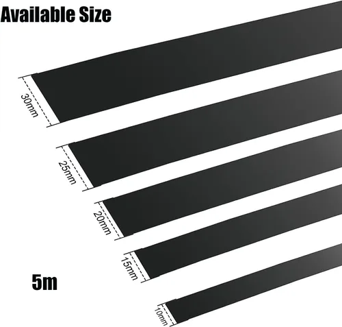 Vista 5 de Moldura dorada para pared, de acero inoxidable de 16.4 pies, acabado metalizado similar a un espejo, acabado flexible para techo y suelo