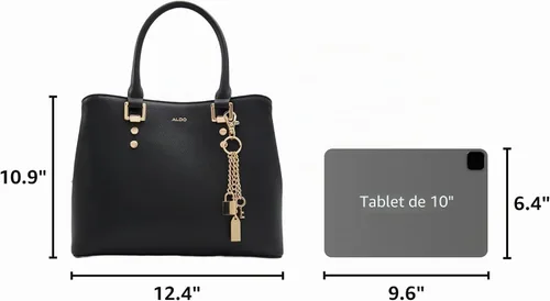 Vista 3 de Bolso tote de mujer ALDO Legoirii Negro