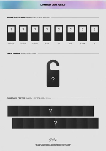 Vista 3 de STRAY KIDS in Life [IN生] 1st Repackage Album LIMITED EDITION 1ea CD+72p Photo Book+2ea Photo Card+1ea Post Card / GIFT ( Photo Card+ mask )
