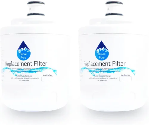 Vista 2 de Upstart Battery Paquete de 2 filtros de agua de repuesto para refrigerador UKF7003, compatible con cartucho de filtro de agua Maytag UKF7003