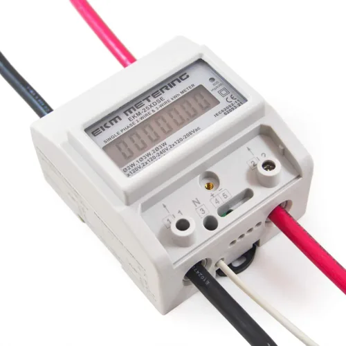 Vista 5 de Medidor monofásico de kWh, pasante, 2 o 3 cables, 120 V hasta 120/240 V, 100 A, 60 Hz