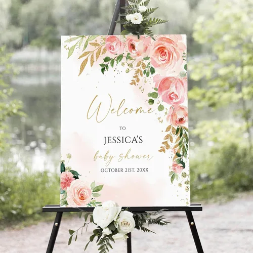 Vista 16 de Letrero personalizado para baby shower, letrero de bienvenida con soporte, letrero de bienvenida de niño azul, nombre y fecha personalizados