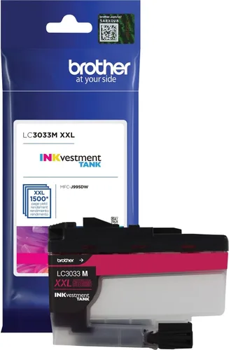 Vista 10 de Brother Genuino LC3035M, Paquete Individual de Ultra Alto Rendimiento Magenta -Tanque de Tinta Inkvestment -Cartucho de Tinta, Rendimiento de Página