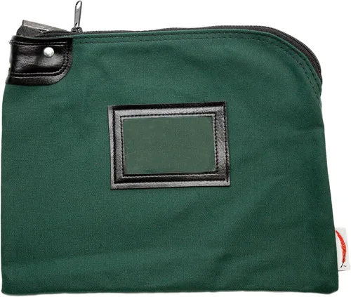 Vista 12 de Bolsa de banco con bloqueo de lona con llave de seguridad (negro)