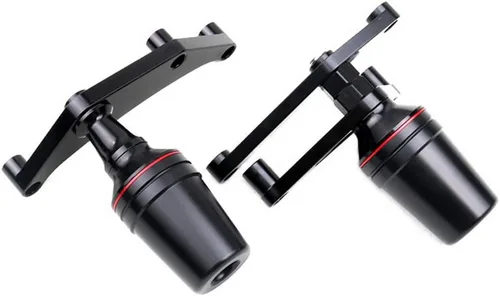 Vista 3 de Carcasa de aluminio CNC para motocicleta, protector de choque del motor, protector deslizante para protección contra caídas, compatible con Ducati