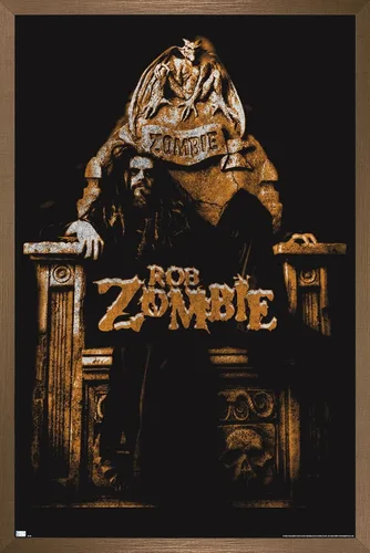 Vista 16 de Trends International Rob Zombie - Póster de pared de trono, 14.72 x 22.37 pulgadas, versión enmarcada de madera de granero Versión enmarcada Barnwood
